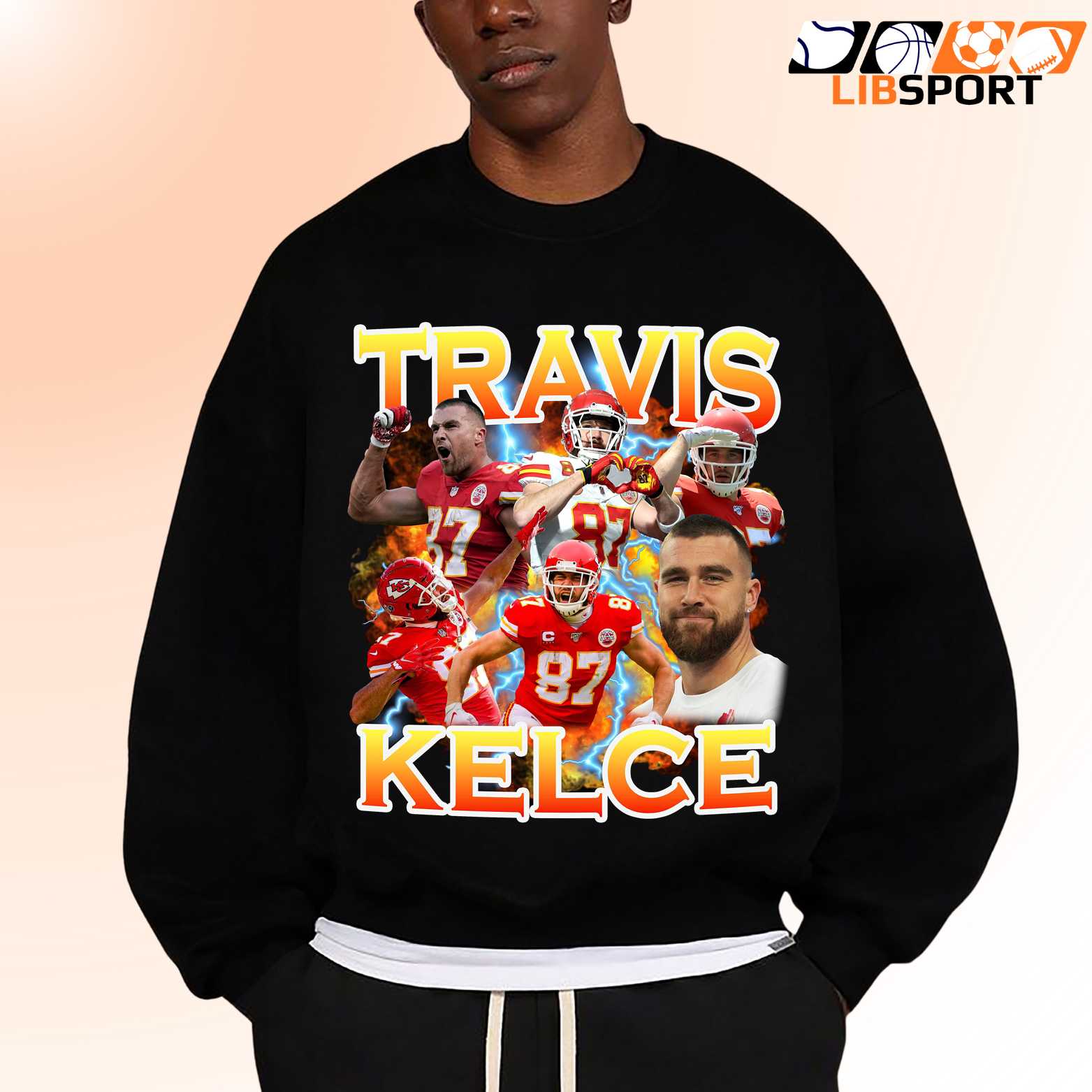 Kansas City Chiefs Travis Kelce T Shirt, Unisex Vintage Nfl Tee